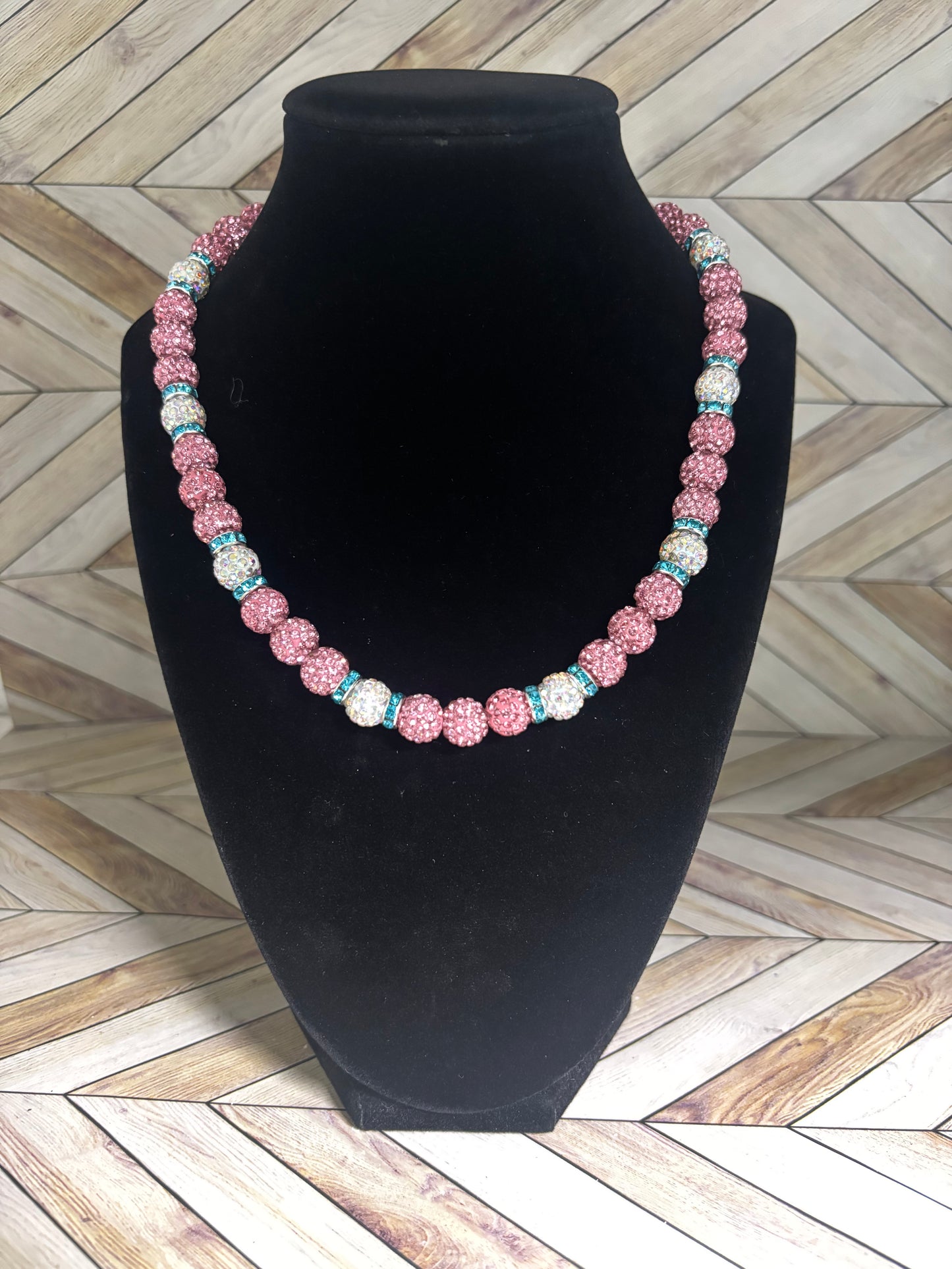 Pink Cotton Candy Necklace