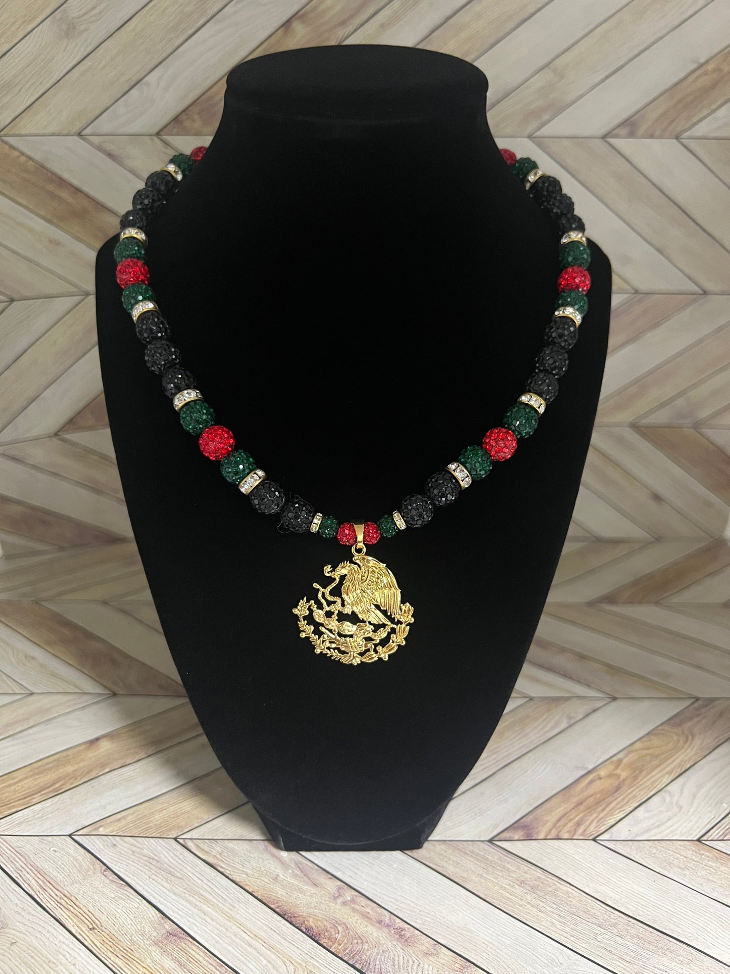 Mexico Eagle Pendant Necklace