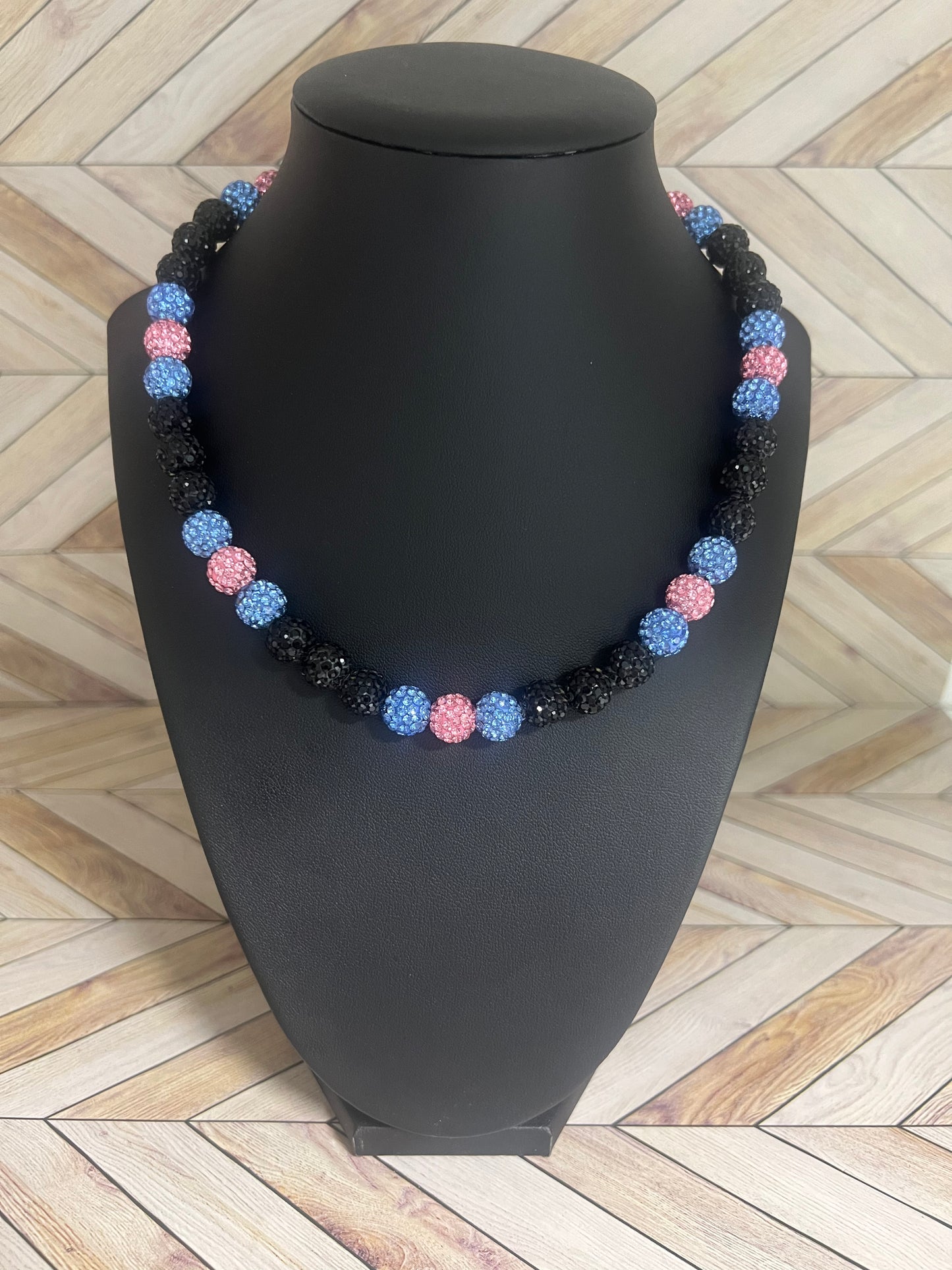 Black Cotton Candy Necklace