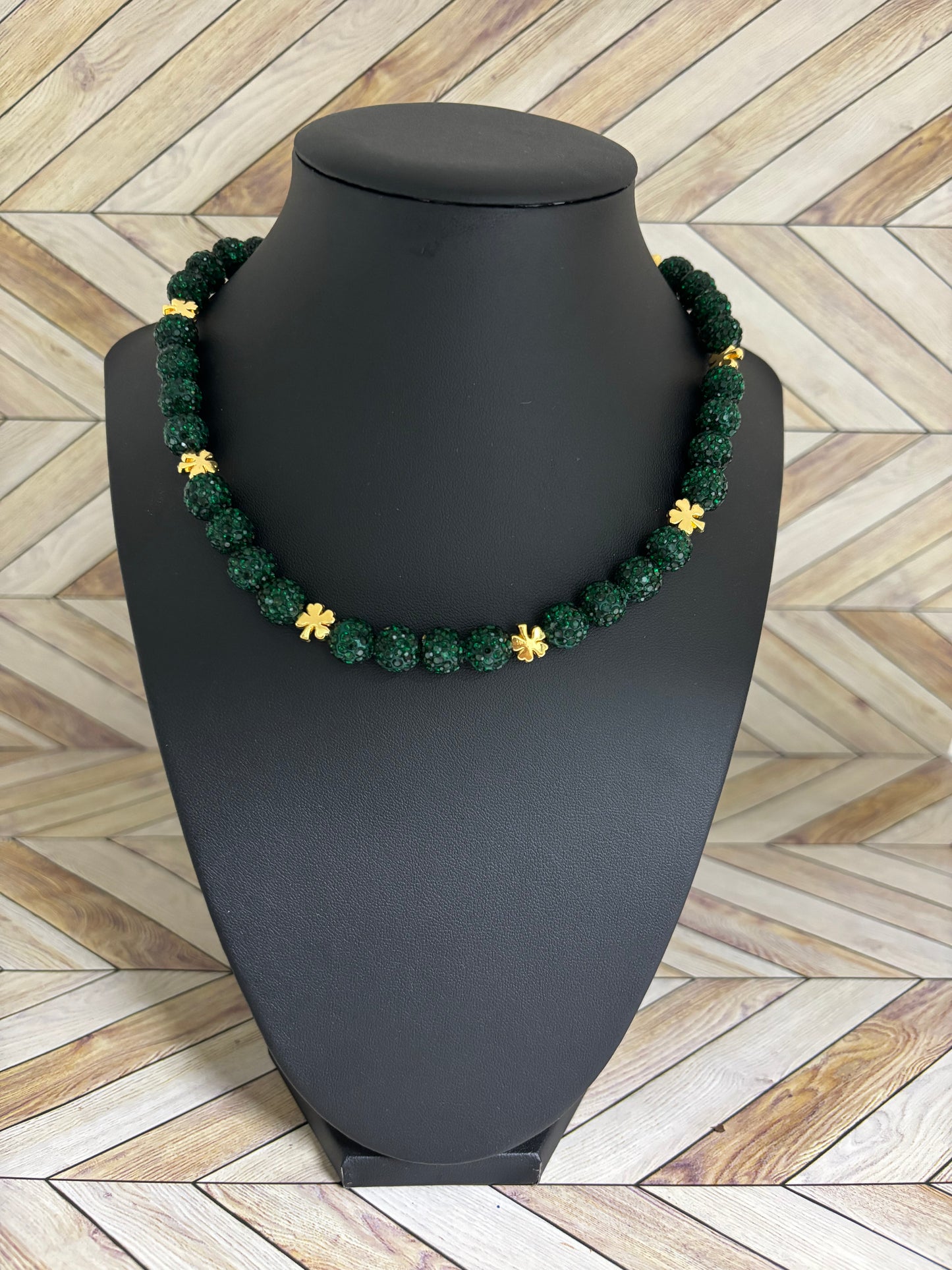 Green Clover Necklace