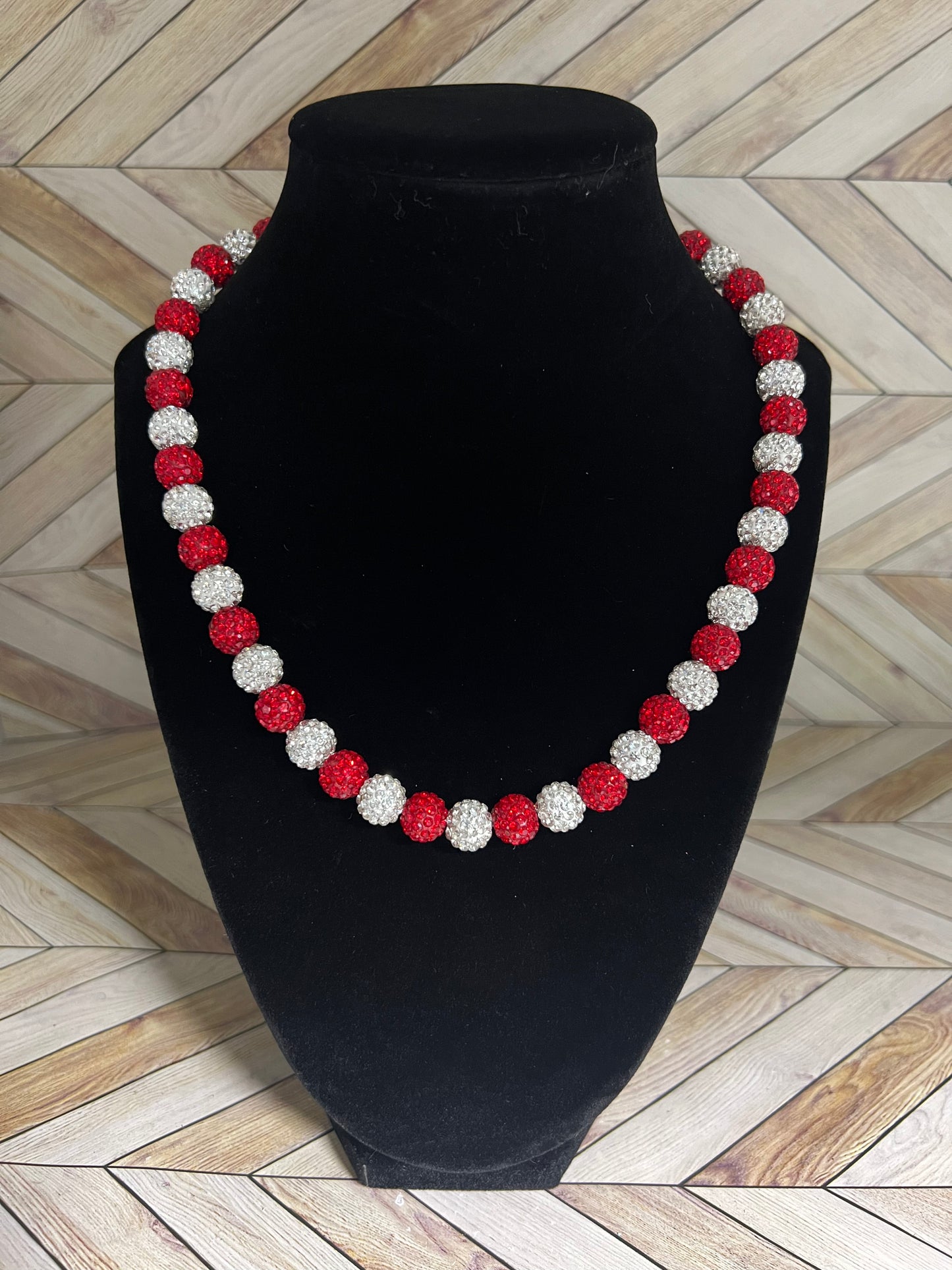 Red & White Necklace