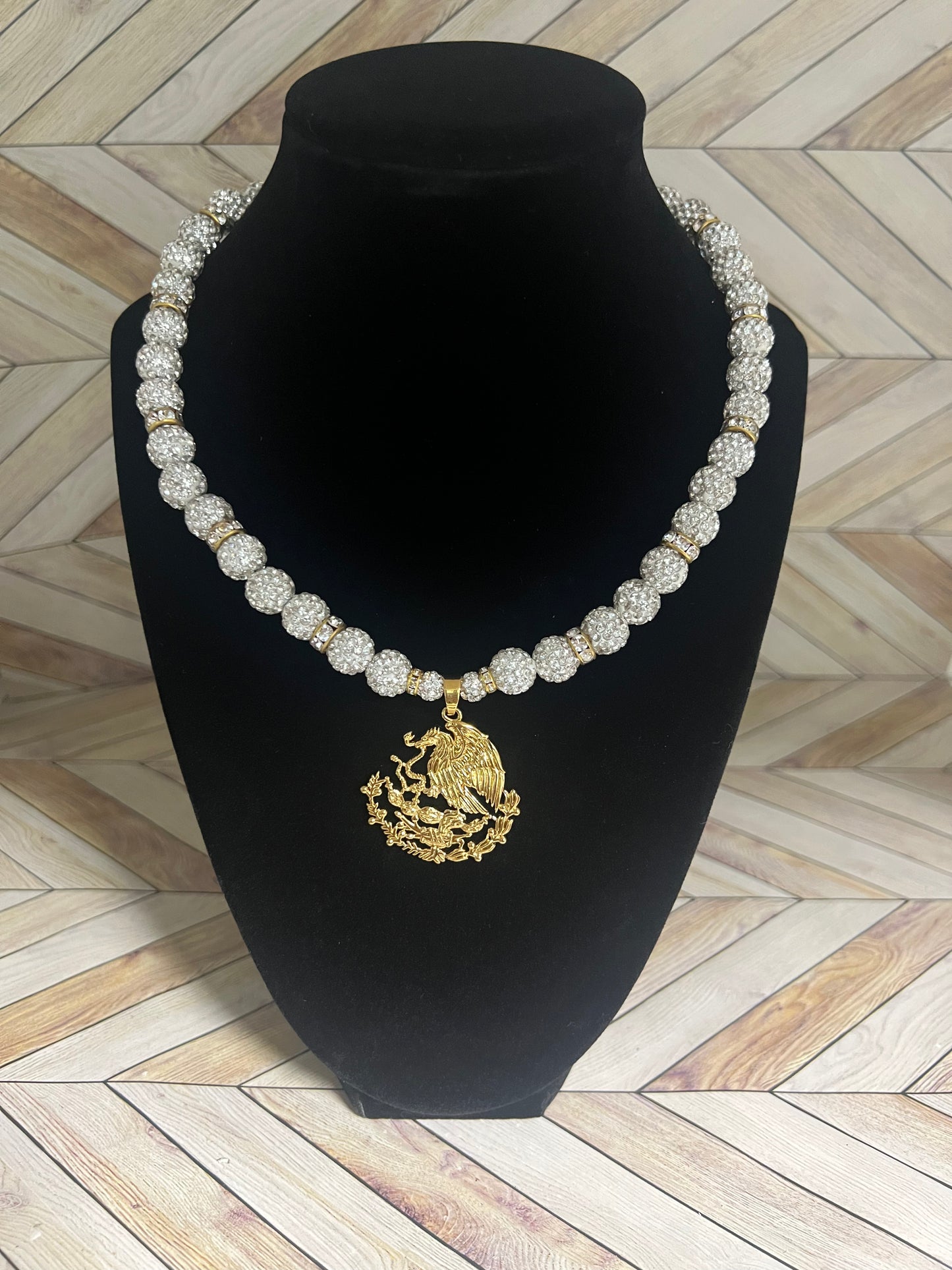 Mexico Eagle Pendant Necklace