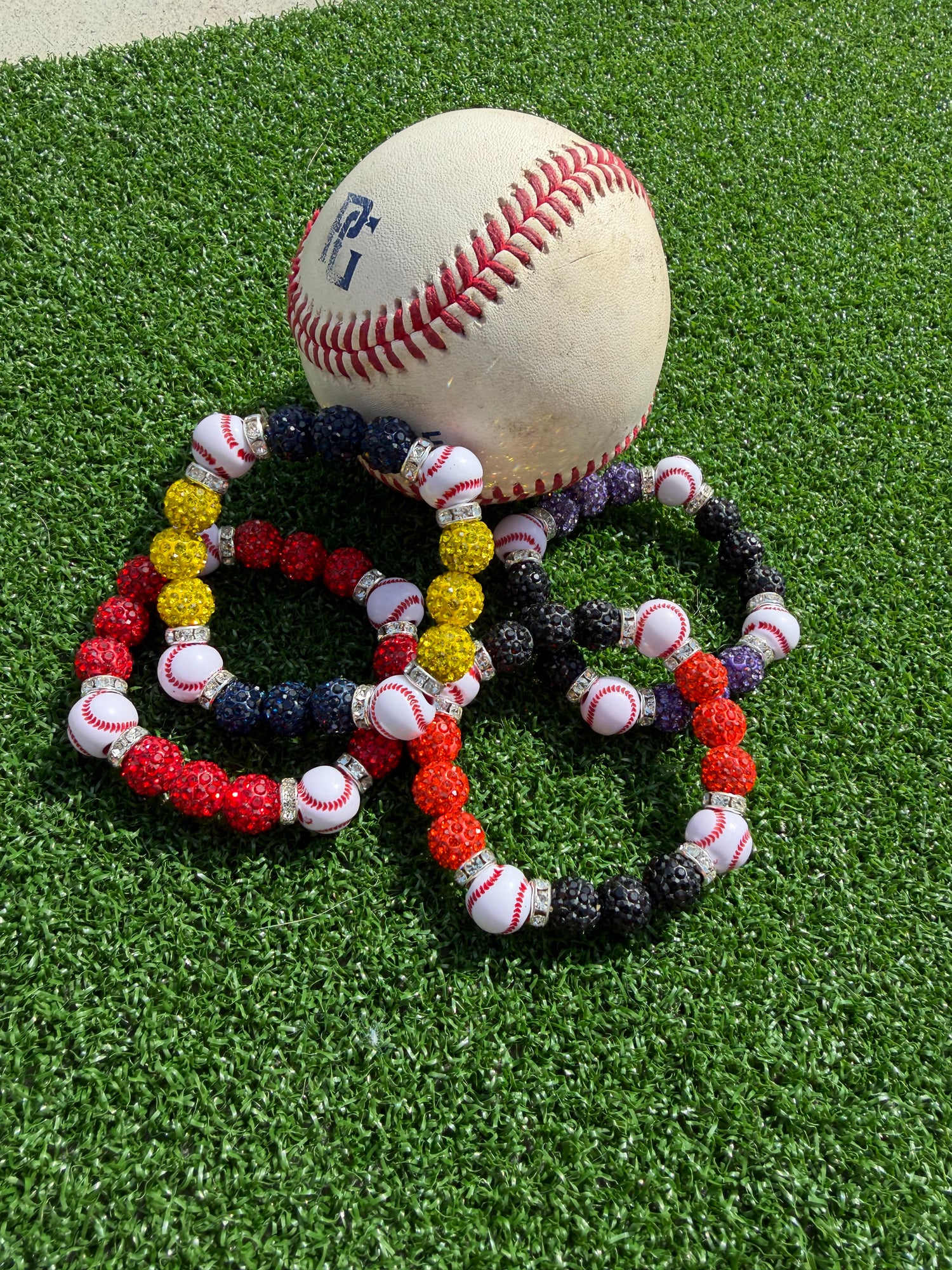 BASEBALL BEAD BRACELETS