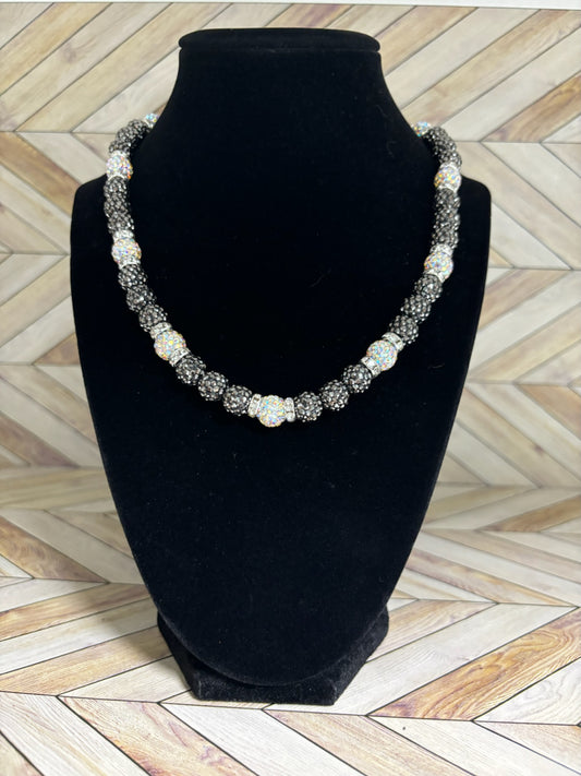 Grey & White Necklace
