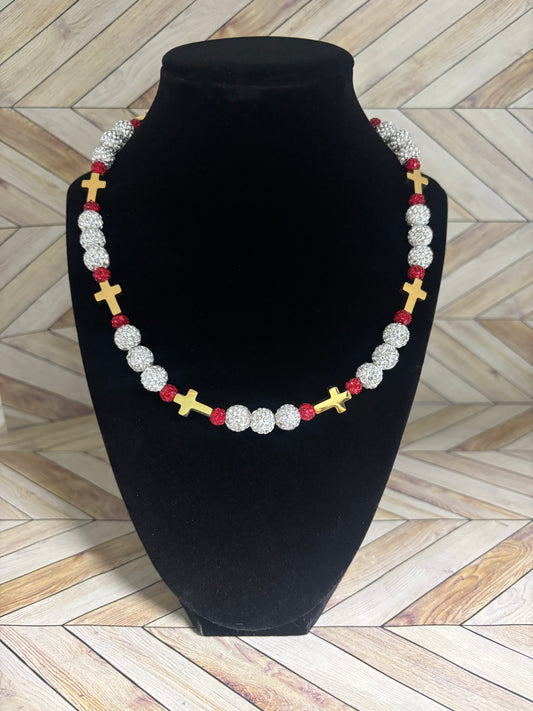 Resurrection Mini Cross Necklace