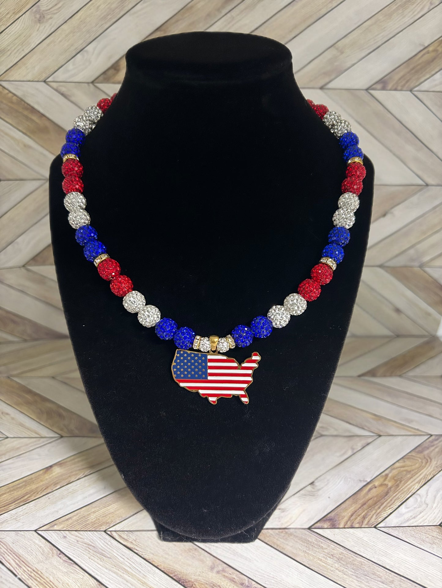 USA Pendant Necklace