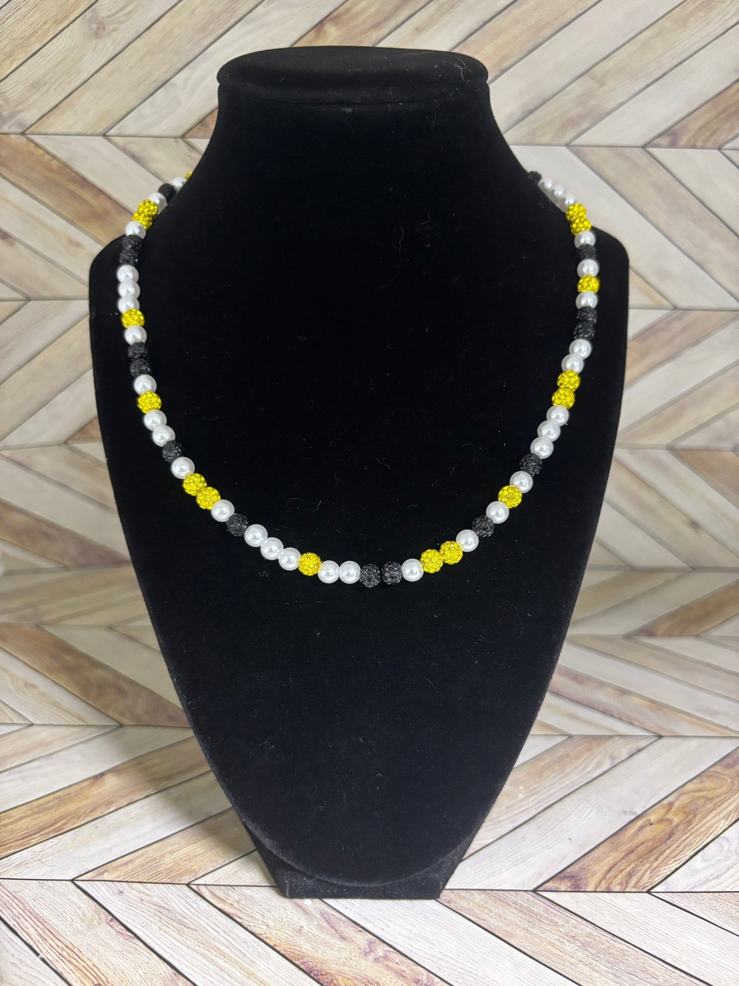 Black & Yellow Mini Pearls