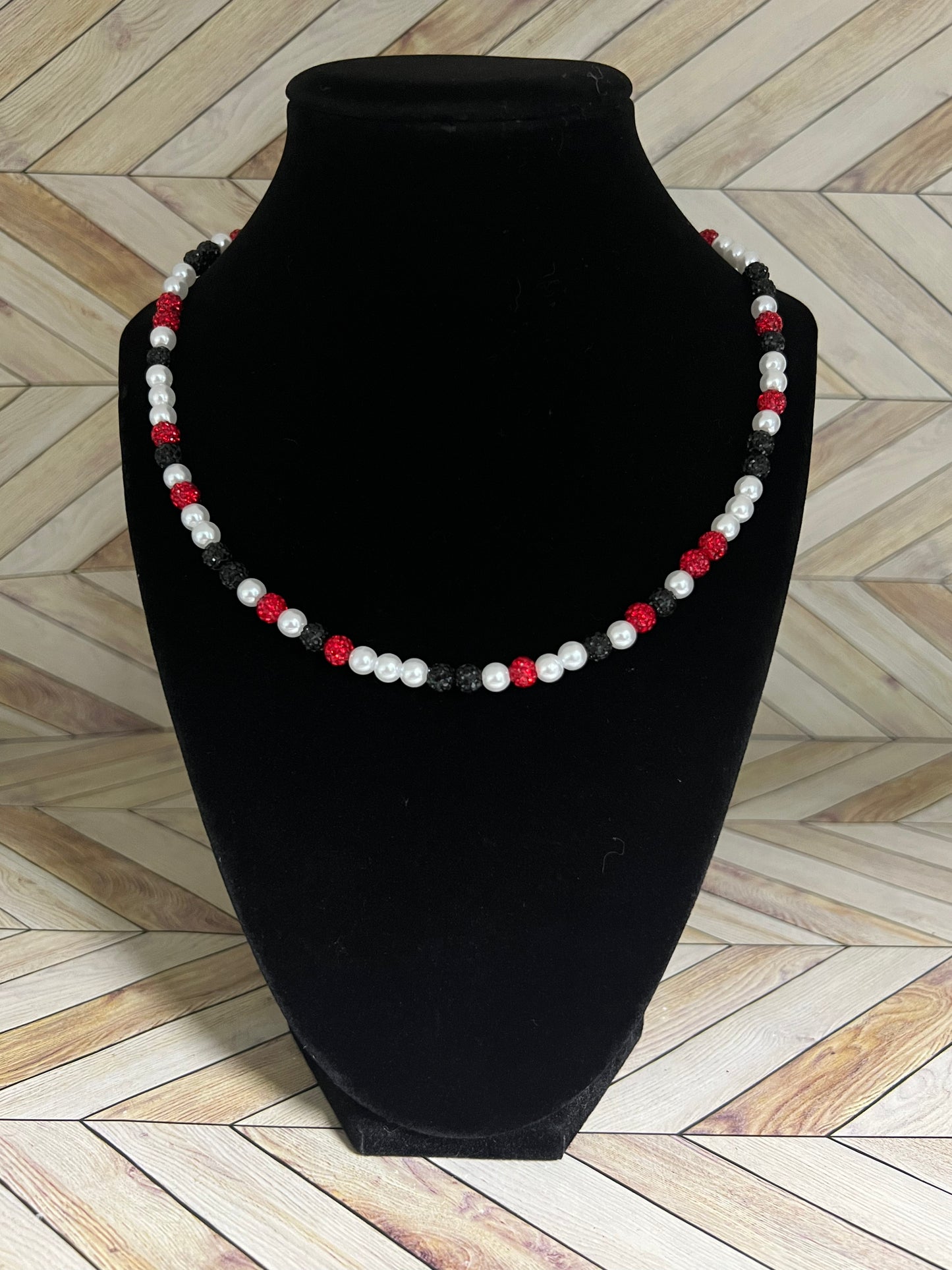 Red & Black Mini Pearls